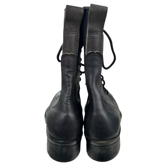 Vintage Turntec Men’s Linesman Black Logger Safety Toe Moto Boots Size US 10 D - Picture 8 of 11